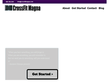 Tablet Screenshot of crossfitmagna.com